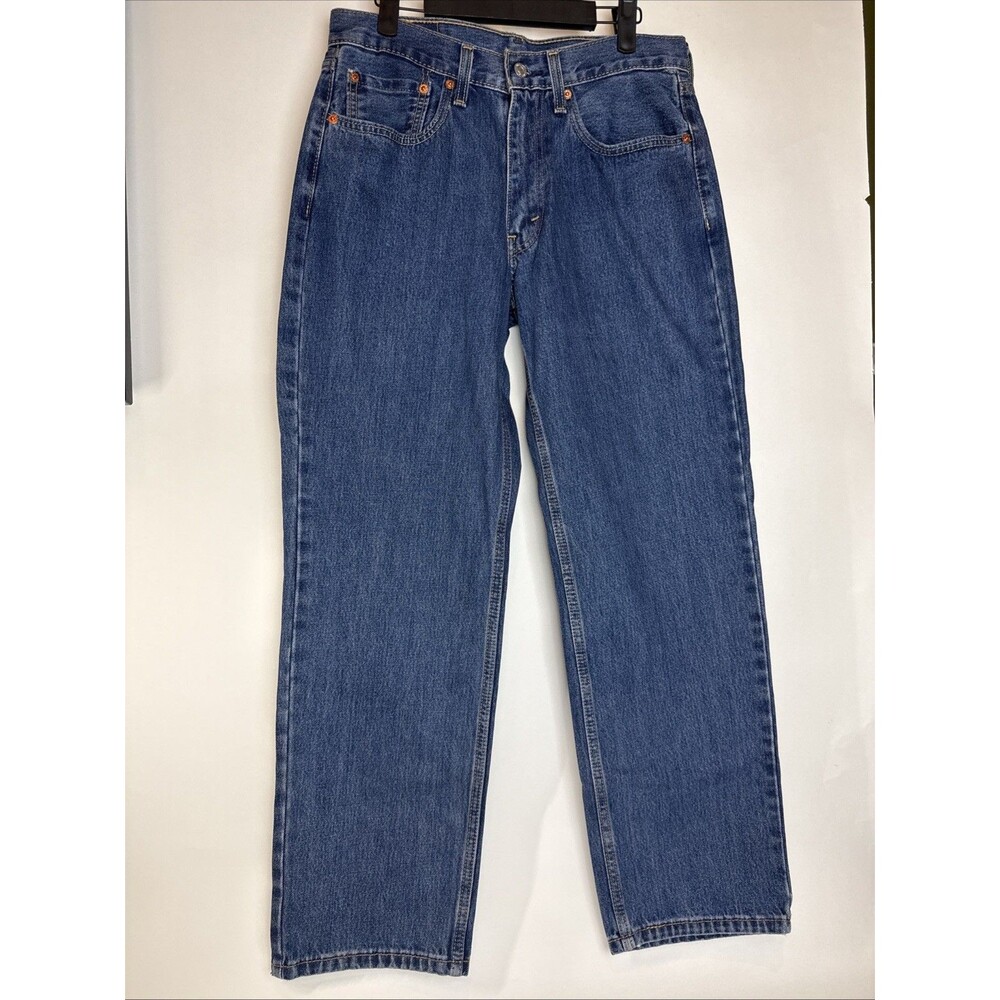 Levis 550 Relaxed Fit Tapered Leg Jeans Mens 31x30 Medium Wash Blue Denim NEW
